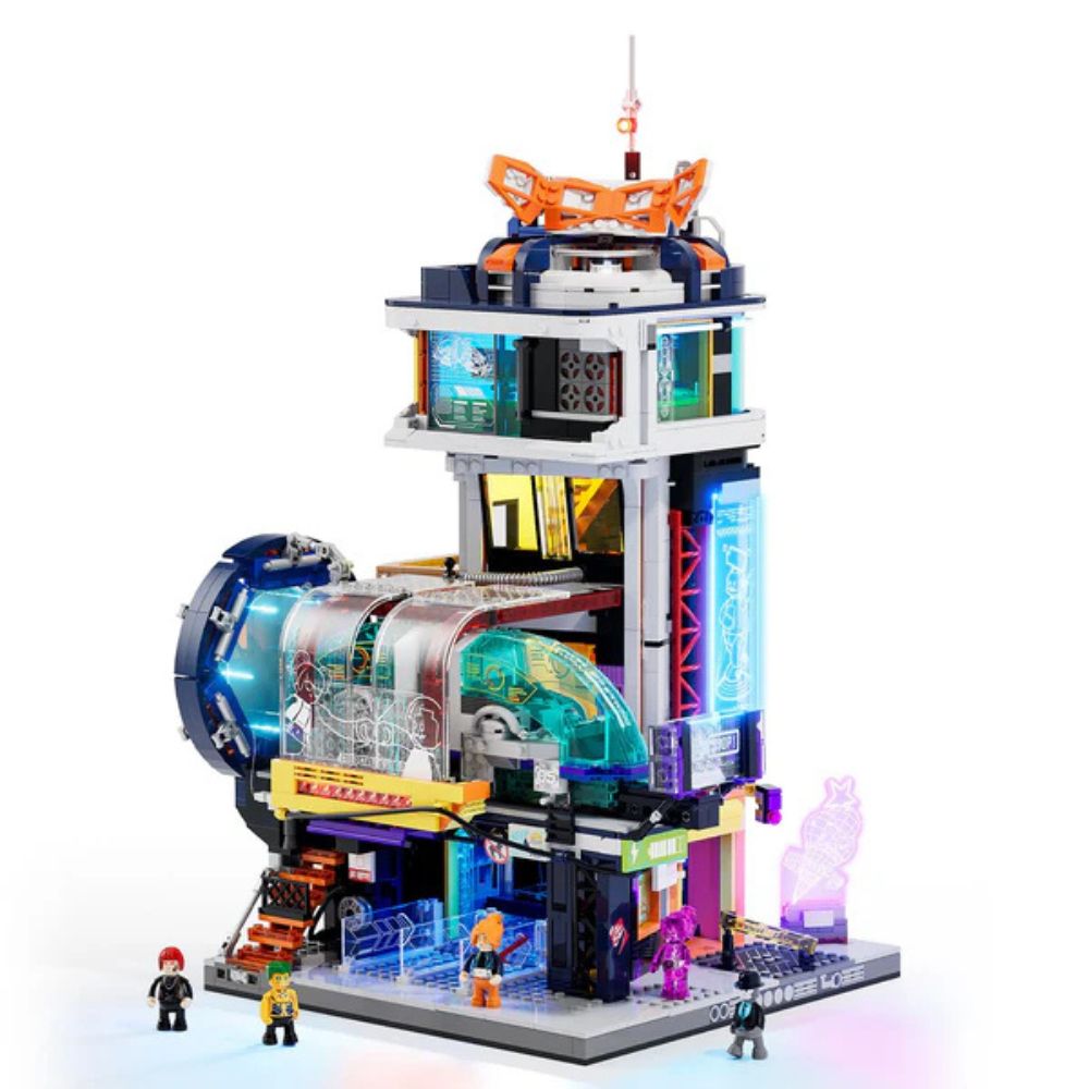 Lumibricks Cyberpunk Floating Train Station (Nr. L9098)