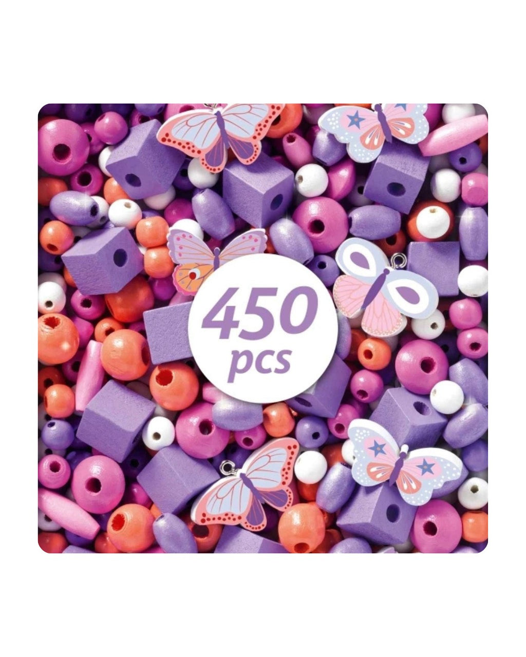 Holzperlen - Schmetterlinge