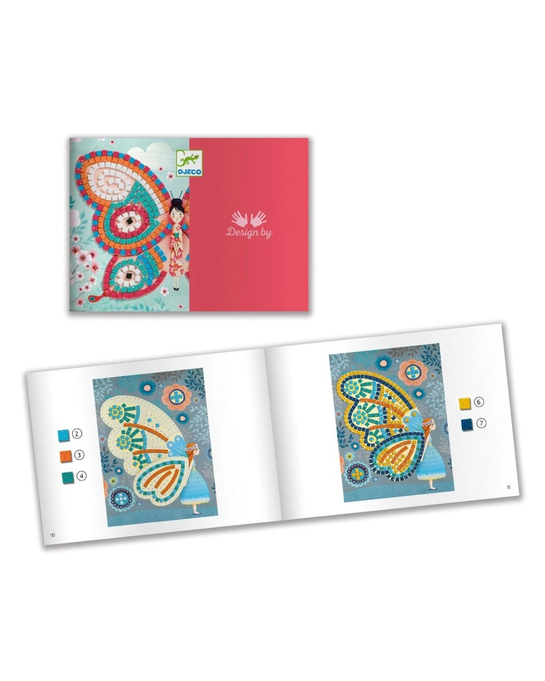 Mosaike: Glitzer Schmetterlinge