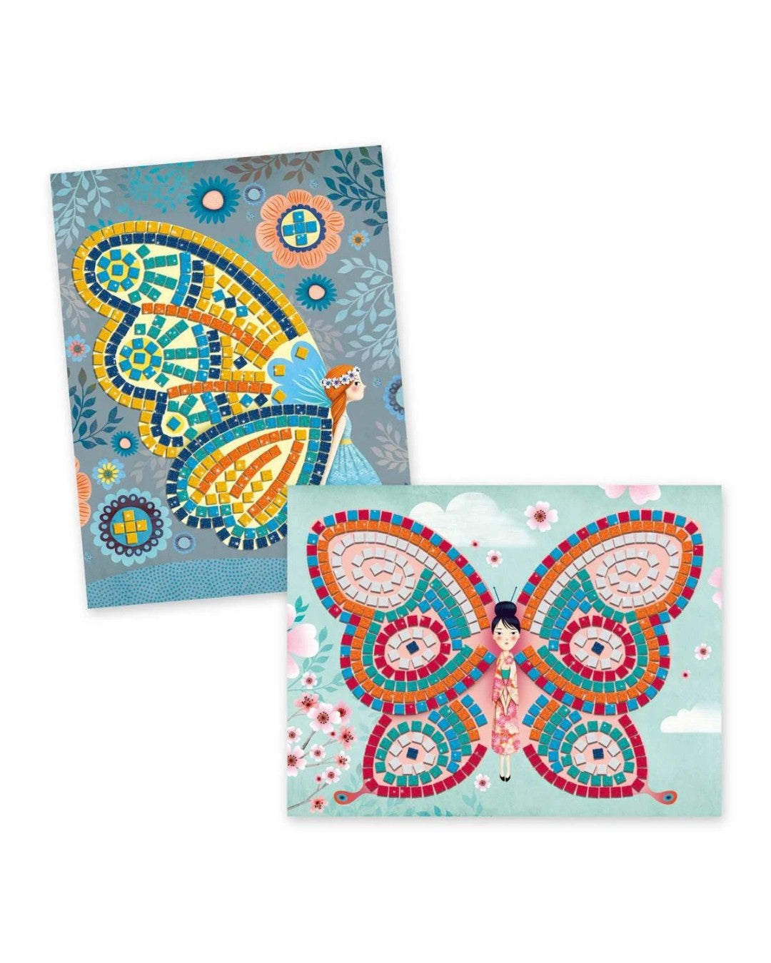 Mosaike: Glitzer Schmetterlinge