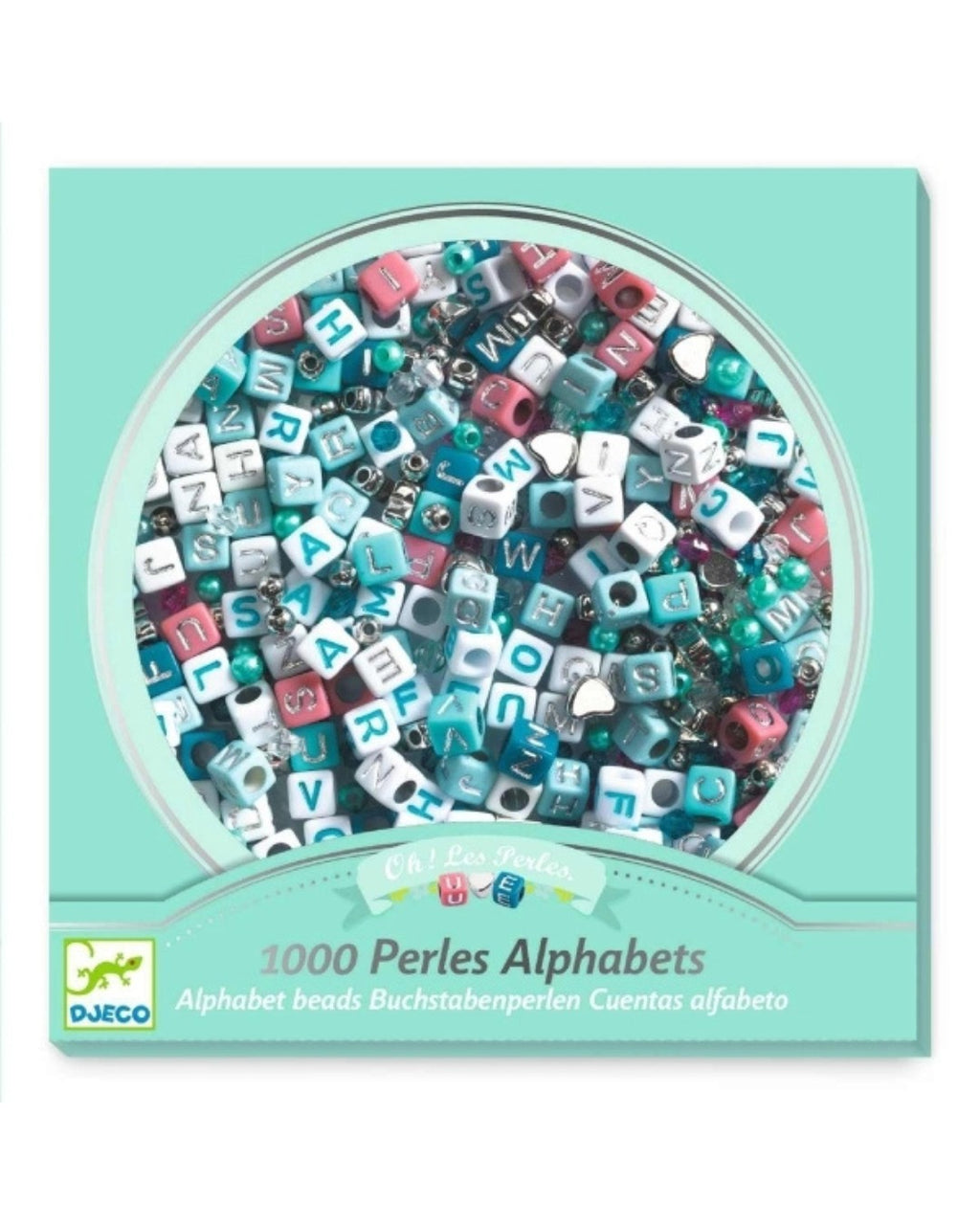 Schmuck basteln: Buchstaben Silber