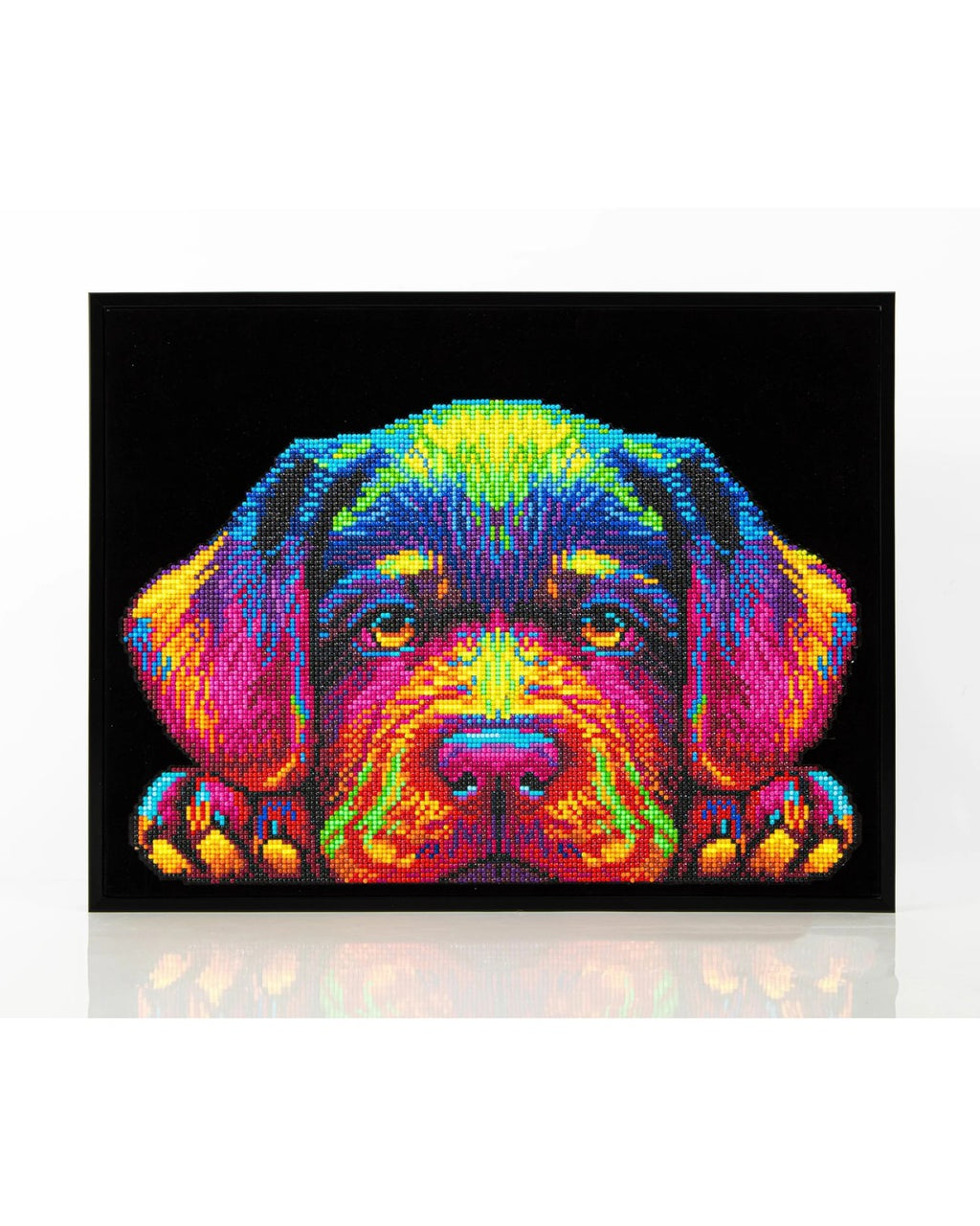 Diamond Painting - Neon Hundewelpen