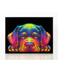 Diamond Painting - Neon Hundewelpen