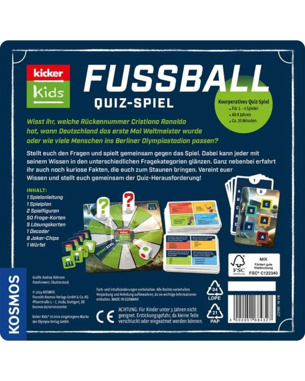 Kicker Kids Fußball Quiz