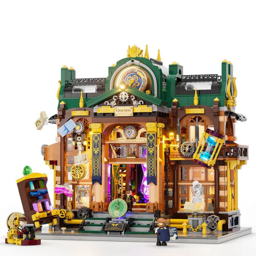 Lumibricks Steampunk Time Rift-Bibliothek (Nr. 11012)