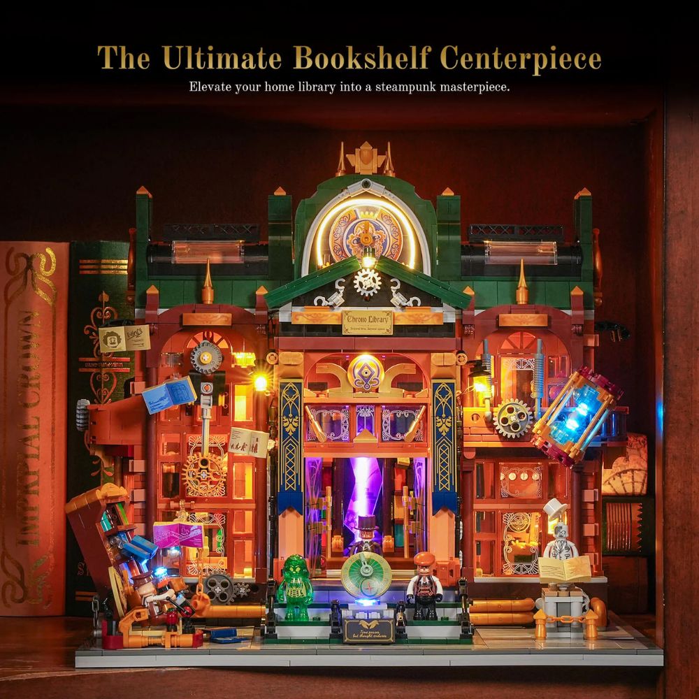 Lumibricks Steampunk Time Rift-Bibliothek (Nr. 11012)