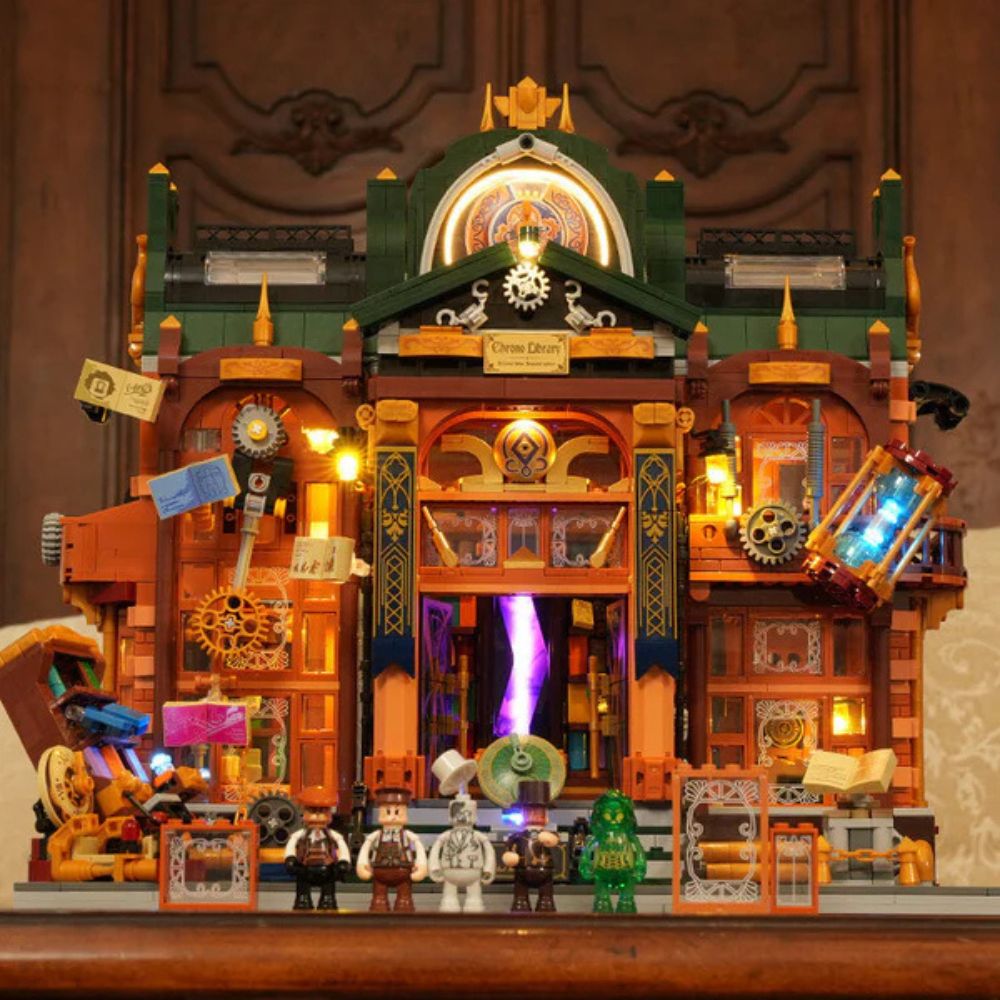 Lumibricks Steampunk Time Rift-Bibliothek (Nr. 11012)