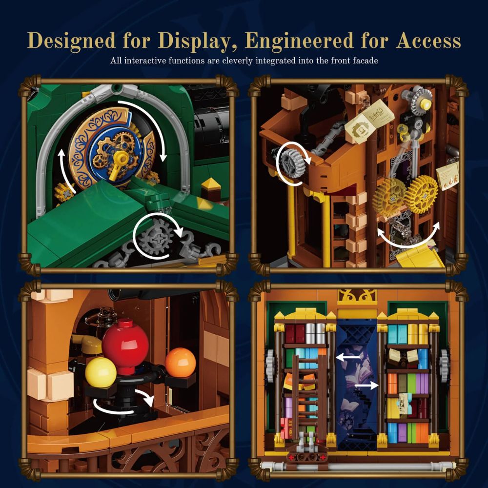 Lumibricks Steampunk Time Rift-Bibliothek (Nr. 11012)