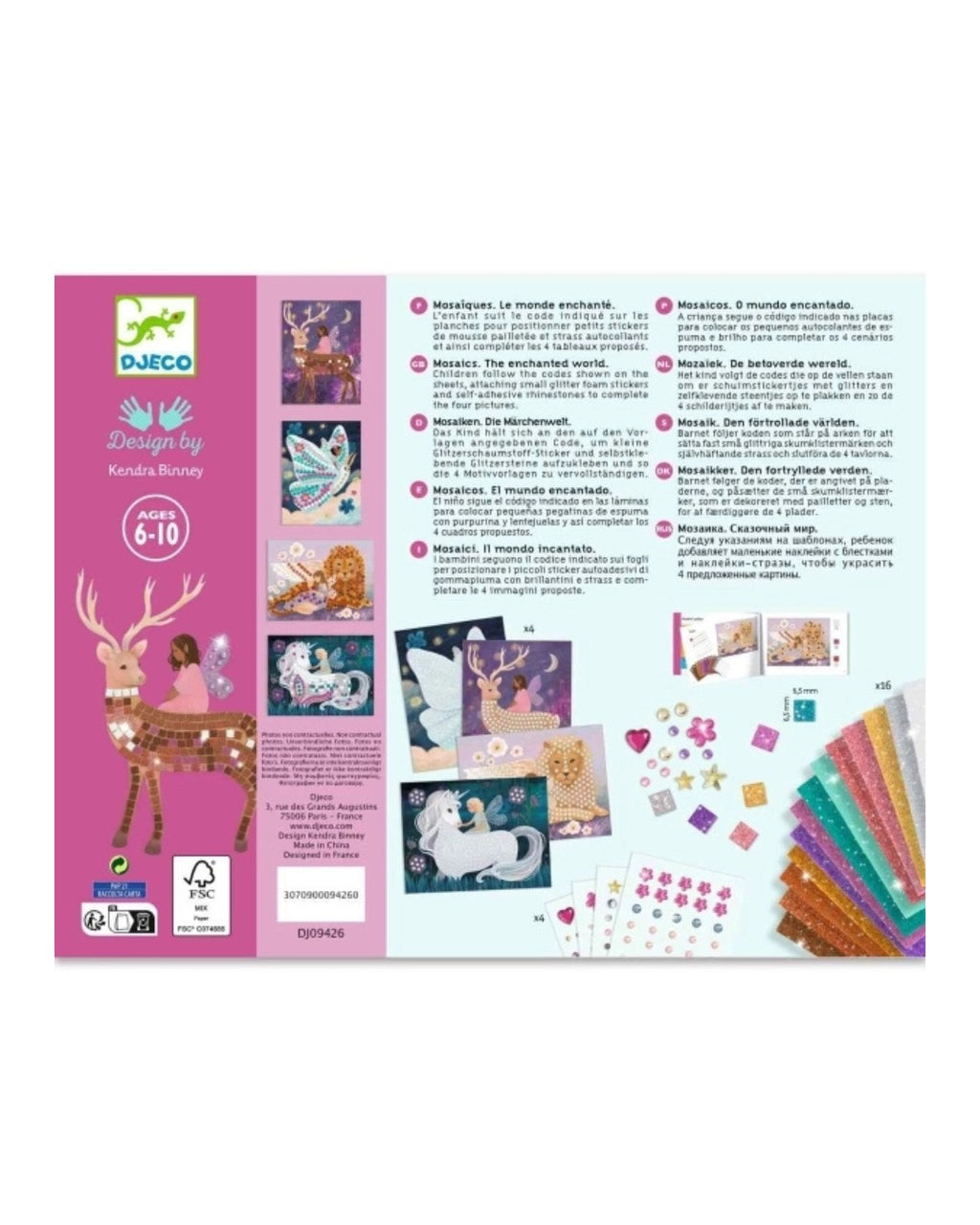 Mosaik Glitzer: Die verzauberte Welt