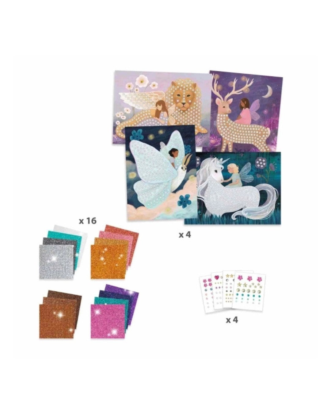 Mosaik Glitzer: Die verzauberte Welt