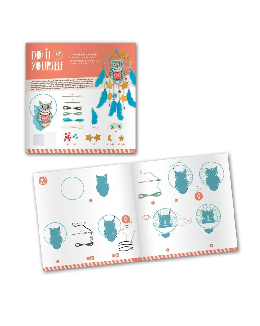 Traumfänger - Goldene Eule