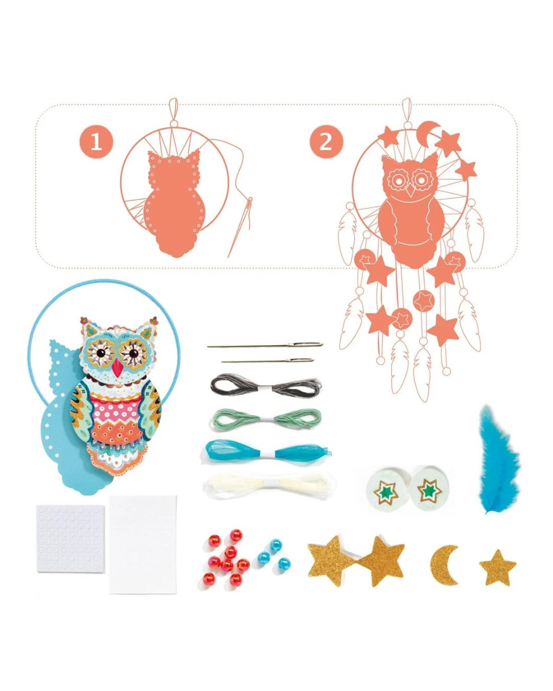 Traumfänger - Goldene Eule