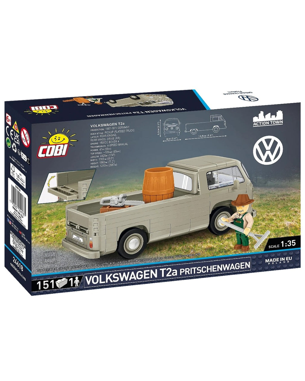 Volkswagen T2a Pritschenwagen