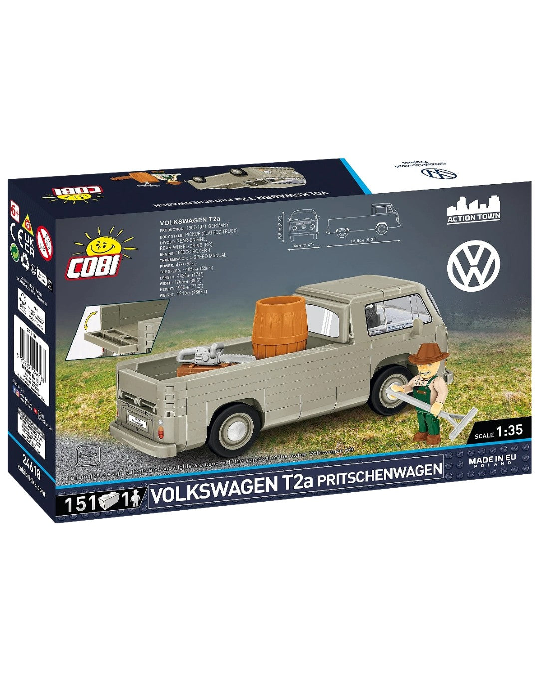 Volkswagen T2a Pritschenwagen