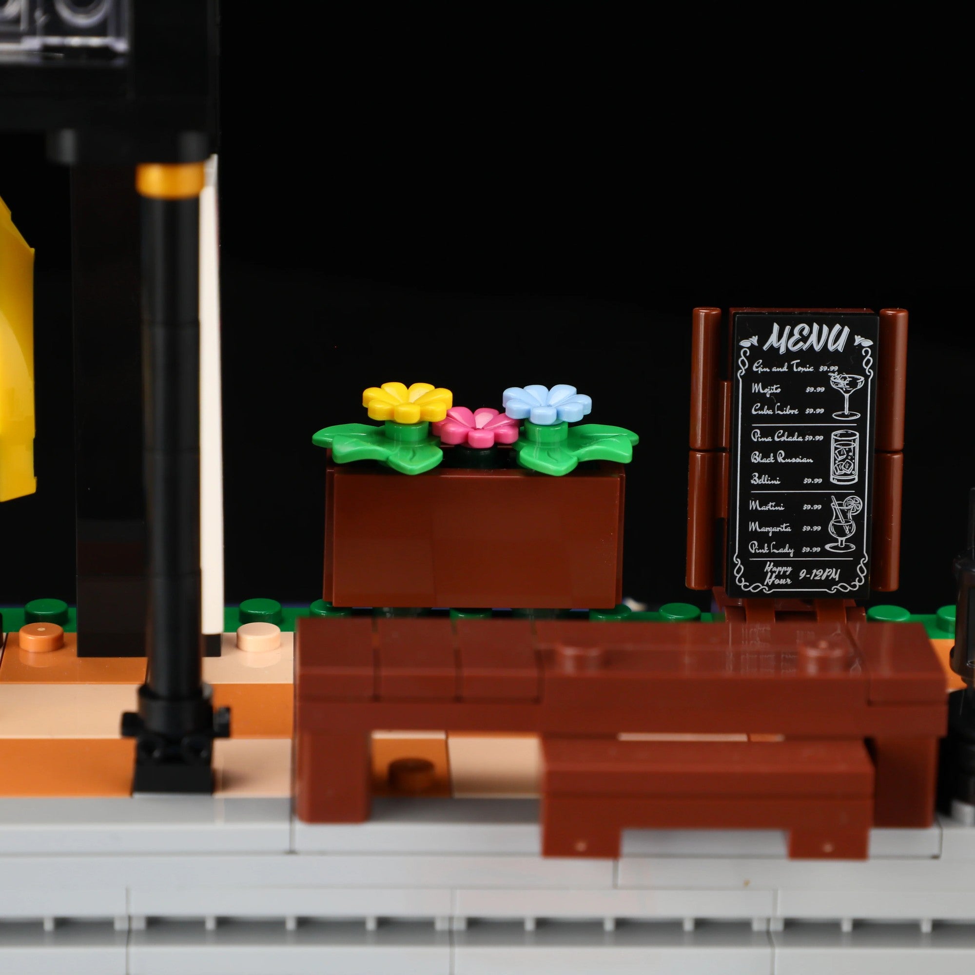Lumibricks Historische Straßenbahn und Bahnhof mit Beleuchtung (1274 Teile)