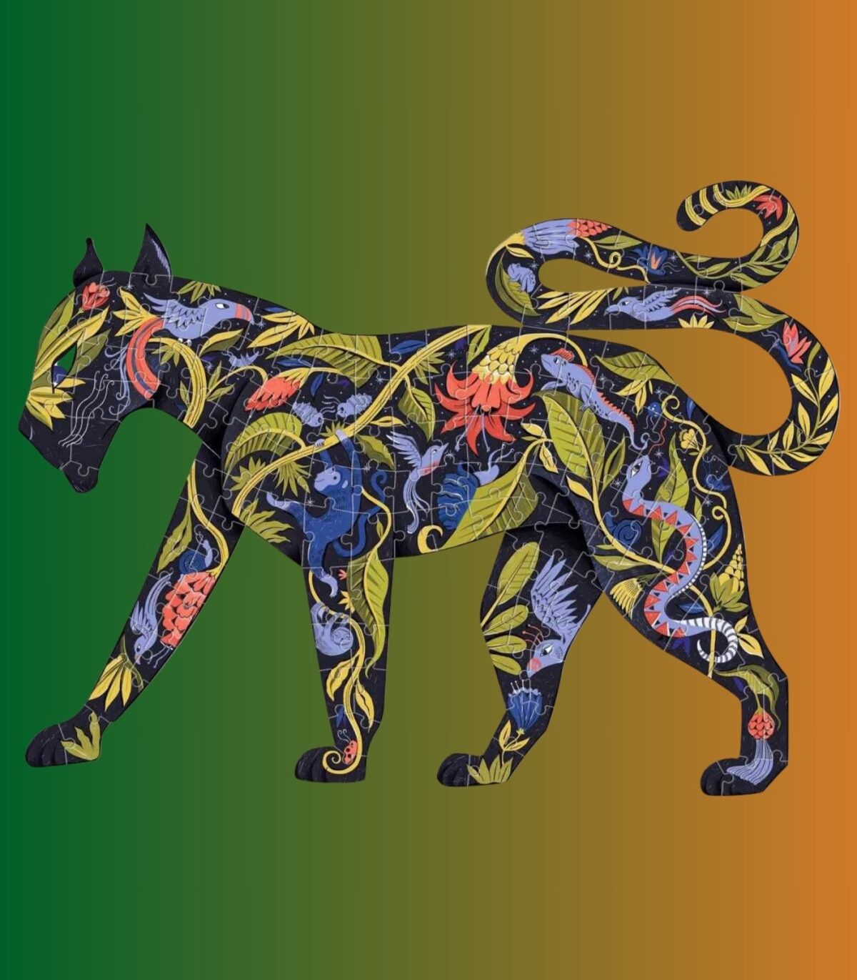 DJECO-Puzz´Art-Panther (1) Puzzle: Puzz'Art Panther - 150 Teile – Bild 2