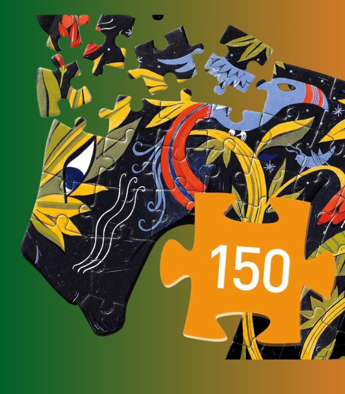 DJECO-Puzz´Art-Panther (2) Puzzle: Puzz'Art Panther - 150 Teile – Bild 3