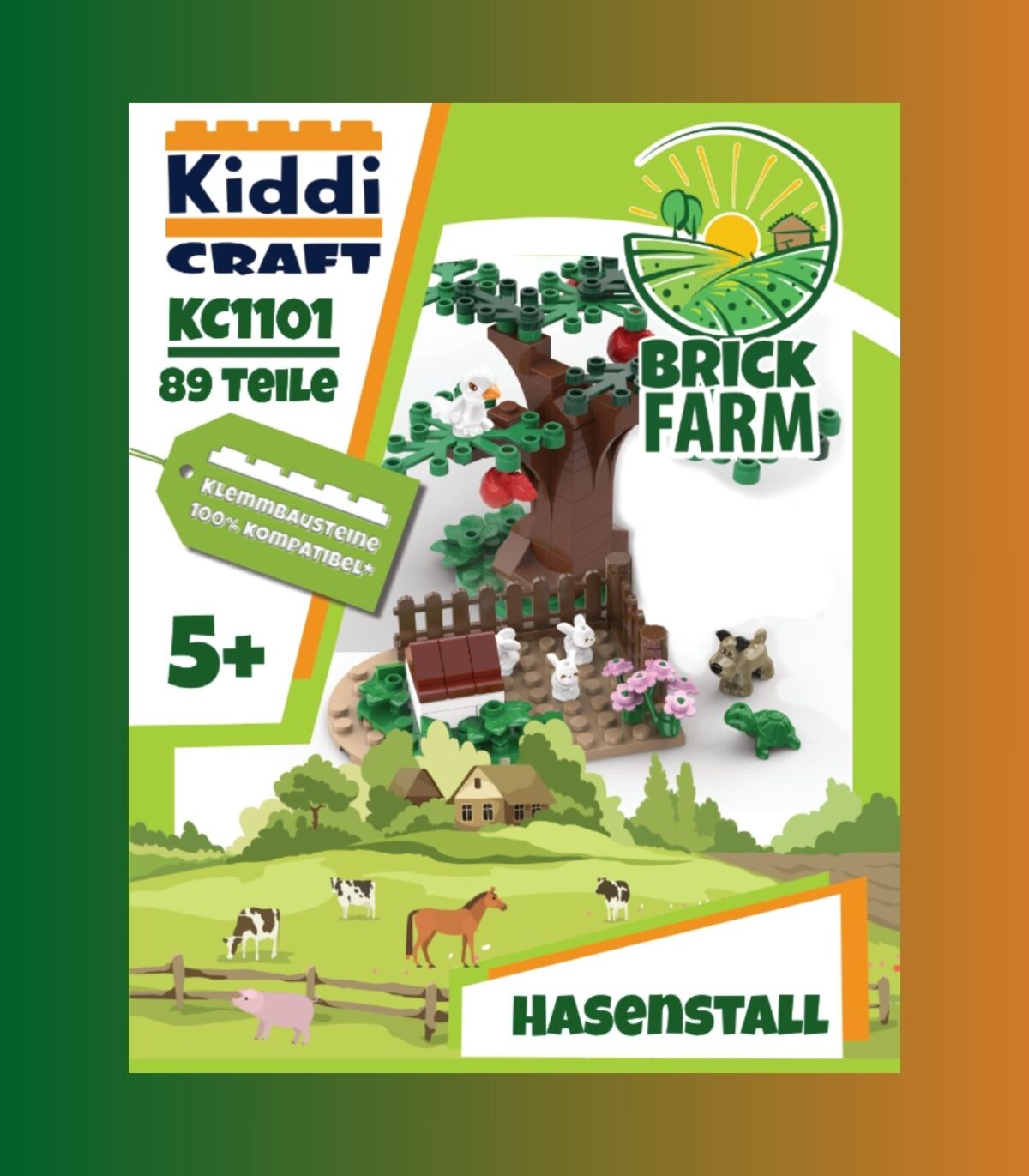 Kiddicraft-KC1101-Hasenstall Hasenstall von Kiddicraft – Bild 1