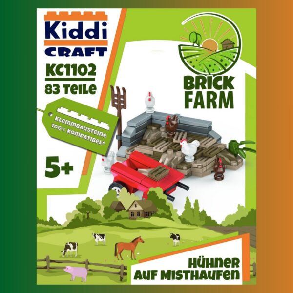 Hühner auf dem Misthaufen von Kiddicraft